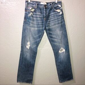Hollister ripped distressed jeans